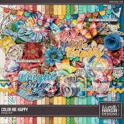 Color Me Happy Page Kit by Aimee Harrison