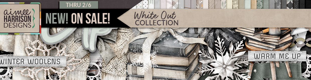 Digital Scrapbooking White Out by Aimee Harrison