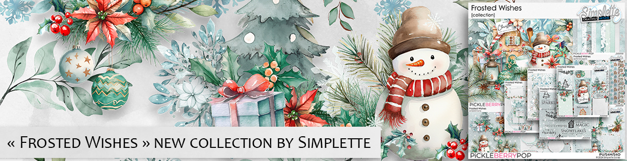 Digital Scrapbooking Christmas collection by simplette